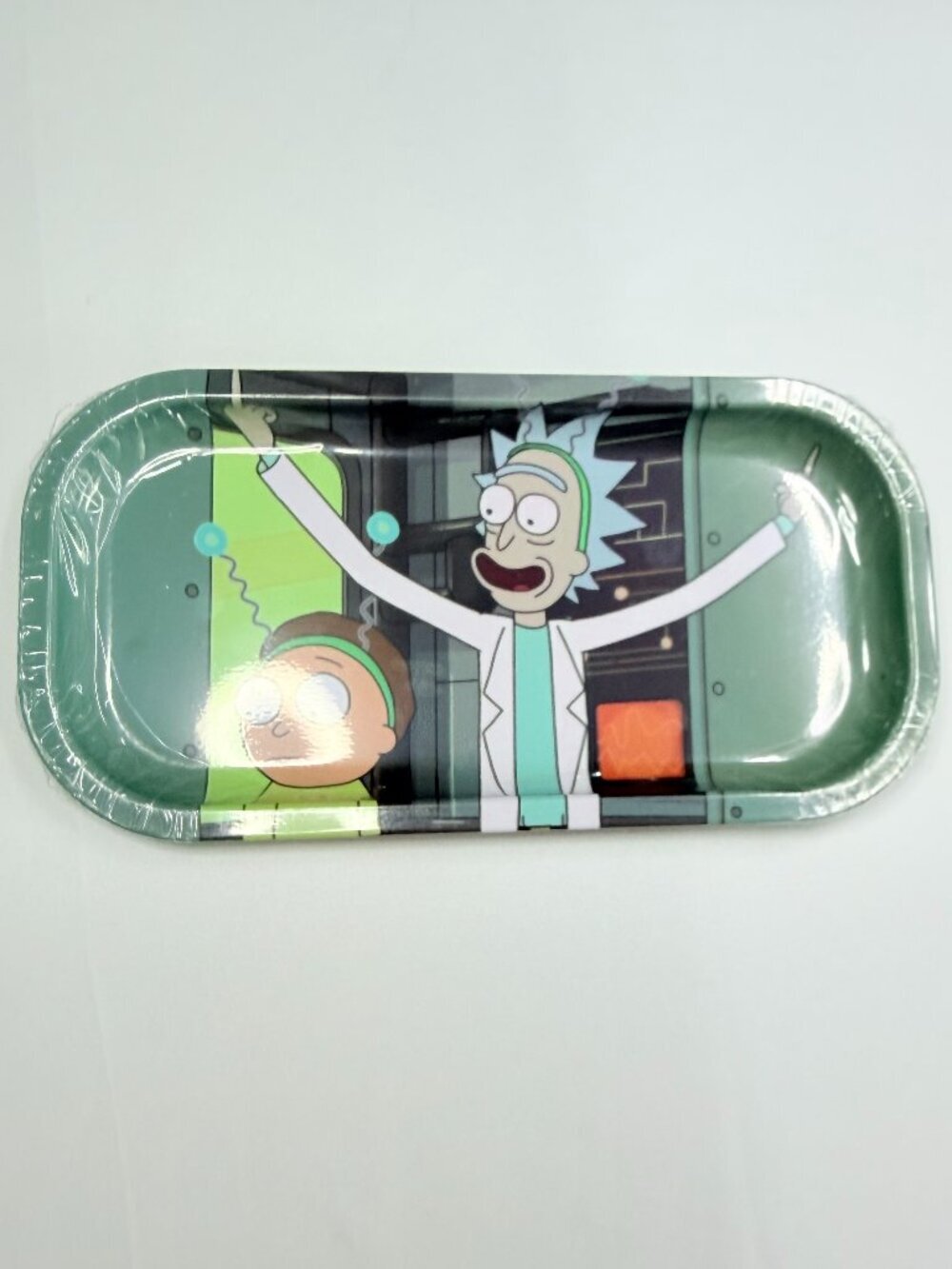 Rick & Morty Metal Rolling Tray 8x4 Adult Swim Rick Sanchez Morty Smith New